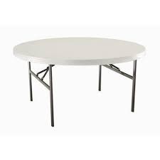 60 Round Commercial Grade Table In White Quantity 12 By Lifetime Products 1511 99 82970 Quantity 12 60 Inch Round Table Round Folding Table Folding Table