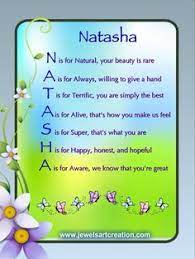 Наташа) is a name of slavic origin. Natasha