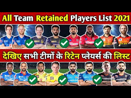 Full squad list of all eight teams. Ipl 2021 All Team Retained Players List All Team Retain List Before Ipl 2021 Auction Ipl 2021 Youtube