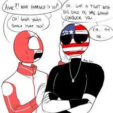 While the service sector is canada's biggest economic driver, the country is a significant exporter of energy, food and minerals. Countryhumans Gallery America And Canada Comic Wattpad