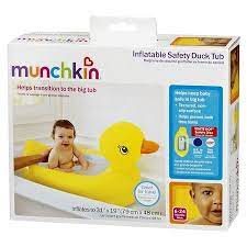 Summer infant deluxe baby bather. Munchkin White Hot Inflatable Duck Safety Baby Bath Tub Baby Bath Tub Inflatable Duck Tub Inflatable Baby Bath