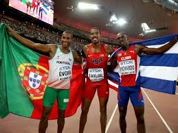 He was the 2012 world junior champion and the 2013 world championship. Sports And More Worldcup Championships Portugal Benfica Nelsonevora Wins Bronze Medal Cuba And Usa Triple Jump Christian Taylor Evora