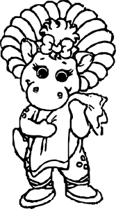 Nice Baby Bop Cloth Coloring Page Mickey Coloring Pages Turkey Coloring Pages Coloring Pages