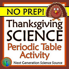 Use The Periodic Table As A Decoder For Thanksgiving Words Use Element Atomic Numbers And Symbols To Decode Words O Thanksgiving Words Science Holiday Words