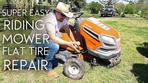 Riding lawn mower tire (387) wheel (254) tire pressure monitoring system sensor (243) wheel fastener cover (76) wheel lock set (74) wheel lug bolt (72) tire pressure monitoring system sensor service kit (66) wheel cap (58) spare tire hoist (47) tire pressure monitoring system valve kit (41) Super Easy And Super Cheap Riding Lawn Mower Tire Repair Youtube