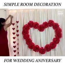 Simple Wedding Anniversary Decorations At Home Addicfashion Decor ideas to spruce up your home on anniversary evibein.