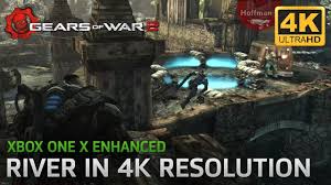 Gears Of War 2 Xbox One X Enhanced River Gameplay In 4k Resolution No Ultimate Edition Youtube