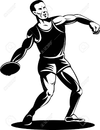 Colored hand sketch thrower disc vector illustration. Athlete Throwing Discus Throw Stock Photo Picture And Royalty Free Image Image 7369562