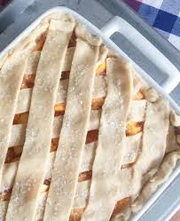 This crust is kneaded in order to have a true cobbler texture which is a bit tougher texture than a cake or pie dough. Fresh Peach Cobbler With A Homemade Double Crust Granny S Recipe