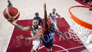 Jeux olympiques d'été de 2020 modifier l' équipe de france masculine de basketball est la sélection qui représente la france dans les compétitions internationales de basketball. Tokyo 2020 Basketball La France Realise L Exploit Face Aux Etats Unis Pour Son Entree En Lice 83 76 Eurosport