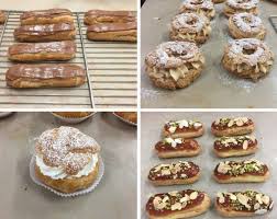 Recette Cap Patissier Semaine 2 Eclairs Chocolat Eclairs Vanille Salambo Choux Chantilly Paris Brest Dont Pate A Choux Creme Caramel Sirop Fondent Cap Patissier Eclair Au Chocolat Et Recette Dessert