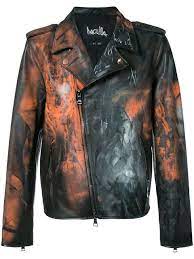 Haculla Hand Painted Distressed Jacket Modesens Painted Leather Jacket Distressed Leather Jacket Distressed Jacket