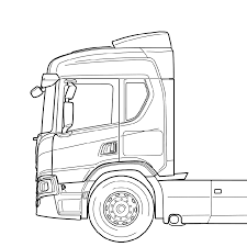 Volvo monster trucks geschiedenis tekening. P Serie Scania Nederland
