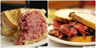 In the uk, pickle is a common addition to a corned beef sandwich. The Difference Between Corned Beef And Pastrami Huffpost Life
