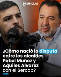 La tensa relación entre los alcaldes de Quito y Guayaquil, Pabel Muñoz y  Aquiles Alvarez, con el Gobierno nacional, suma un nuevo capítulo.  http://prim.ec/7zJp50Xyn9b