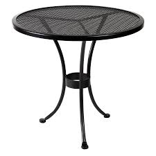 The catch with round tables is when the chairs are pushed up to the table, the front apron of the chair defines the functional diameter. Standard Mesh 30 Round Dining Table