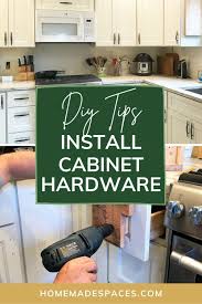 Diy Install Kitchen Cabinet Hardware In 2020 Installing Cabinets Cabinet Hardware Kitchen Cabinet Hardware