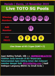 Result Togel Singapore 14 November 2019 November Singapore 14 November