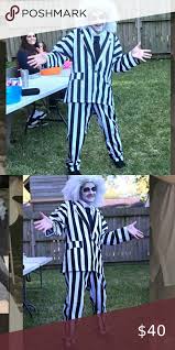 Beetlejuice grey costume wig compliment your halloween costume with this genuine beetlejuice mens costume wig. Beetlejuice Costume Men S Standard Size Mens Costumes Beetlejuice Costume Beetlejuice