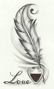 Pinterest desene in creion cute. Beautiful Simple Drawings Love 1000 Ideas About Feather Drawing On Pinterest Watercolor Feather Tattoo Drawing Feather Drawing Feather Tattoo Design