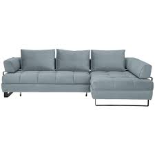 Stylife Wohnlandschaft Blau Flachgewebe