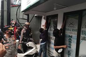 Anggota fpi di bareskrim polri, kamis (5/12/2018). Rfhxtxmsptaysm