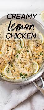 This Creamy Lemon Chicken Recipe Is Total Comfort Food It S Fast Simple Low Carb And Use Lemon Chicken Recipe Easy Fast Dinner Recipes Creamy Lemon Chicken