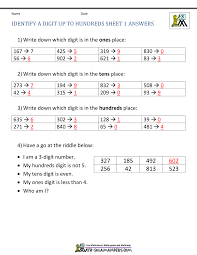 Second Grade Place Value Worksheets