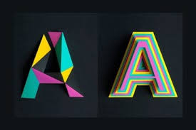 Kids will enjoy paining 3d models with this fun app. 3d Typography An Inspiring Design Trend Design Shack