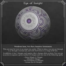 Emily Mitchell On Instagram No 19 An Eye For A Better Eye Dnd Dnd5e Magicitem M Dnd Dragons D D Dungeons And Dragons Dungeons And Dragons Homebrew