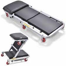 41 2 in 1 foldable mechanics z creeper seat rolling chair garage work stool new mechanic garage rolling chair mechanics creeper