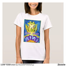 Leap Year 2020 T Shirt Zazzle Com Leap Year Leap Year Birthday Personalized Birthday Cards