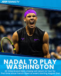 Maybe you would like to learn more about one of these? Tennis Tv On Twitter Rafaelnadal Will Start His Us Hard Court Season At The Citiopen Watch Rafa Live In Washington In August On Tennis Tv Https T Co Rqfr79llw7