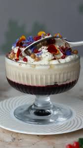 The ultimate trifle made with aged sherry, winter berries and crème  Chantilly at @riverrestaurantbygordonramsay !!