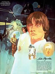 Classic John Berkey Star Wars Poster from 1977