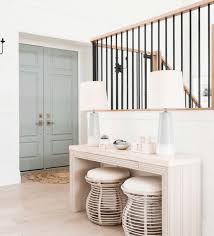 Crafted from select hardwood solids and wood products, this console table comes in a rich brown finish. 5 Entry Console Table Decor Ideas You Ll Love Caroline On Design