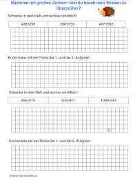 Schriftliches rechnen bis 1000 klasse 3: Grundschule Nachhilfe De Arbeitsblatt Mathe Klasse 3 Schriftliche Rechenverfahren