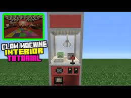 Minecraft How To Make An Arcade Claw Machine Youtube Minecraft Banner Designs Minecraft Designs Minecraft Tutorial