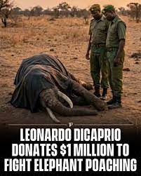 Pubity - A powerful conservation moment made global headlines as Leonardo DiCaprio stepped in to help protect one of the planet's most endangered species 🐘🌍 The actor donated $1 million through the