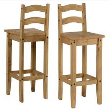 Shop wooden kitchen bar stools at kogan.com, pu leather wooden kitchen bar stool black. 2 Bar Chairs Kitchen Balcony Drinking Eating Pine Breakfast Furniture Tall New Http Www Ebay Co Uk Itm 2 Bar C Wood Bar Stools Bar Stools Kitchen Bar Stools