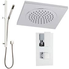 When ignored, even a small leak can have adverse effects within the wall cavity. Hudson Reed Art Thermostatic Shower Valve Ceiling Tile Head 270mm Riser Kit Bathroom From Taps Uk