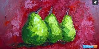 Awesome Acrylic Painting Tutorials Pears With Palette Knife Tutorials Press A palette knife is a painting tool that consists of a blade and a handle. tutorials press