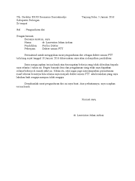 Contoh surat pengunduran diri organisasi. 20 Contoh Surat Pengunduran Diri Dari Ptt