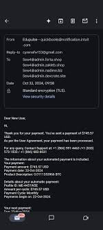 Phishing scam email from quickbooks@norifications.intuit.com ...