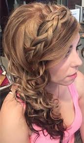 Begin by parting your hair to the side and start to curl the side with the lesser amount of hair away from your face. 45 Side Hairstyles For Prom To Please Any Taste