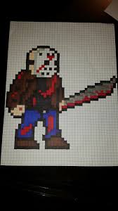 Jason Pixel Art Pixel Art Pixel Drawing Pixel Art Templates
