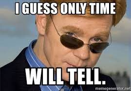 I Guess Only Time Will Tell Horatio Caine Meme Generator