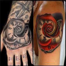 Morphed Roses By Andres Acosta Rose Tattoos Tattoos Hand Tattoos
