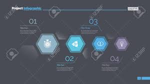 hexagon graphic chart slide template