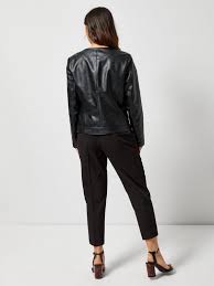 Women S Petite Black Leather Jacket Women Jacket Mauvetree Leather Jackets Women Womens Black Leather Jacket Blue Leather Jacket